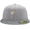 Flexfit 6210 Structured Flat Bill Fitted Hat Thumbnail