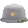 Flexfit 6210 Structured Flat Bill Fitted Hat Thumbnail