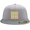 Flexfit 6210 Structured Flat Bill Fitted Hat Thumbnail