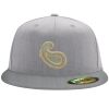 Flexfit 6210 Structured Flat Bill Fitted Hat Thumbnail