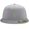 Flexfit 6210 Structured Flat Bill Fitted Hat Thumbnail