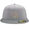 Flexfit 6210 Structured Flat Bill Fitted Hat Thumbnail