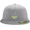 Flexfit 6210 Structured Flat Bill Fitted Hat Thumbnail