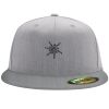 Flexfit 6210 Structured Flat Bill Fitted Hat Thumbnail