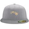 Flexfit 6210 Structured Flat Bill Fitted Hat Thumbnail