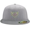 Flexfit 6210 Structured Flat Bill Fitted Hat Thumbnail