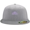 Flexfit 6210 Structured Flat Bill Fitted Hat Thumbnail