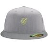 Flexfit 6210 Structured Flat Bill Fitted Hat Thumbnail