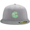 Flexfit 6210 Structured Flat Bill Fitted Hat Thumbnail