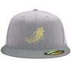 Flexfit 6210 Structured Flat Bill Fitted Hat Thumbnail