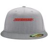 Flexfit 6210 Structured Flat Bill Fitted Hat Thumbnail