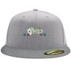 Flexfit 6210 Structured Flat Bill Fitted Hat Thumbnail