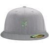 Flexfit 6210 Structured Flat Bill Fitted Hat Thumbnail