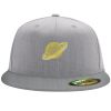 Flexfit 6210 Structured Flat Bill Fitted Hat Thumbnail