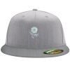 Flexfit 6210 Structured Flat Bill Fitted Hat Thumbnail
