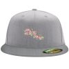 Flexfit 6210 Structured Flat Bill Fitted Hat Thumbnail
