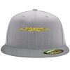 Flexfit 6210 Structured Flat Bill Fitted Hat Thumbnail