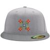 Flexfit 6210 Structured Flat Bill Fitted Hat Thumbnail