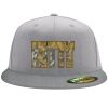 Flexfit 6210 Structured Flat Bill Fitted Hat Thumbnail