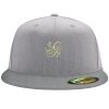 Flexfit 6210 Structured Flat Bill Fitted Hat Thumbnail