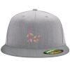 Flexfit 6210 Structured Flat Bill Fitted Hat Thumbnail
