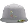 Flexfit 6210 Structured Flat Bill Fitted Hat Thumbnail