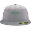 Flexfit 6210 Structured Flat Bill Fitted Hat Thumbnail