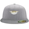 Flexfit 6210 Structured Flat Bill Fitted Hat Thumbnail