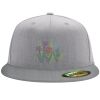 Flexfit 6210 Structured Flat Bill Fitted Hat Thumbnail