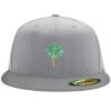 Flexfit 6210 Structured Flat Bill Fitted Hat Thumbnail