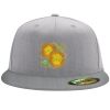 Flexfit 6210 Structured Flat Bill Fitted Hat Thumbnail