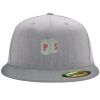 Flexfit 6210 Structured Flat Bill Fitted Hat Thumbnail