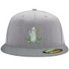 Flexfit 6210 Structured Flat Bill Fitted Hat Thumbnail