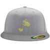 Flexfit 6210 Structured Flat Bill Fitted Hat Thumbnail