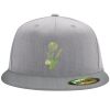 Flexfit 6210 Structured Flat Bill Fitted Hat Thumbnail