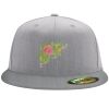 Flexfit 6210 Structured Flat Bill Fitted Hat Thumbnail