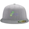 Flexfit 6210 Structured Flat Bill Fitted Hat Thumbnail