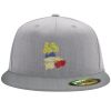 Flexfit 6210 Structured Flat Bill Fitted Hat Thumbnail
