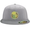 Flexfit 6210 Structured Flat Bill Fitted Hat Thumbnail