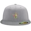 Flexfit 6210 Structured Flat Bill Fitted Hat Thumbnail