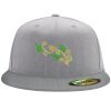 Flexfit 6210 Structured Flat Bill Fitted Hat Thumbnail