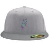 Flexfit 6210 Structured Flat Bill Fitted Hat Thumbnail