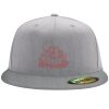 Flexfit 6210 Structured Flat Bill Fitted Hat Thumbnail