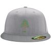 Flexfit 6210 Structured Flat Bill Fitted Hat Thumbnail