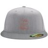 Flexfit 6210 Structured Flat Bill Fitted Hat Thumbnail
