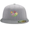 Flexfit 6210 Structured Flat Bill Fitted Hat Thumbnail