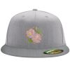 Flexfit 6210 Structured Flat Bill Fitted Hat Thumbnail