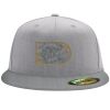 Flexfit 6210 Structured Flat Bill Fitted Hat Thumbnail