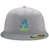 Flexfit 6210 Structured Flat Bill Fitted Hat Thumbnail