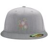 Flexfit 6210 Structured Flat Bill Fitted Hat Thumbnail